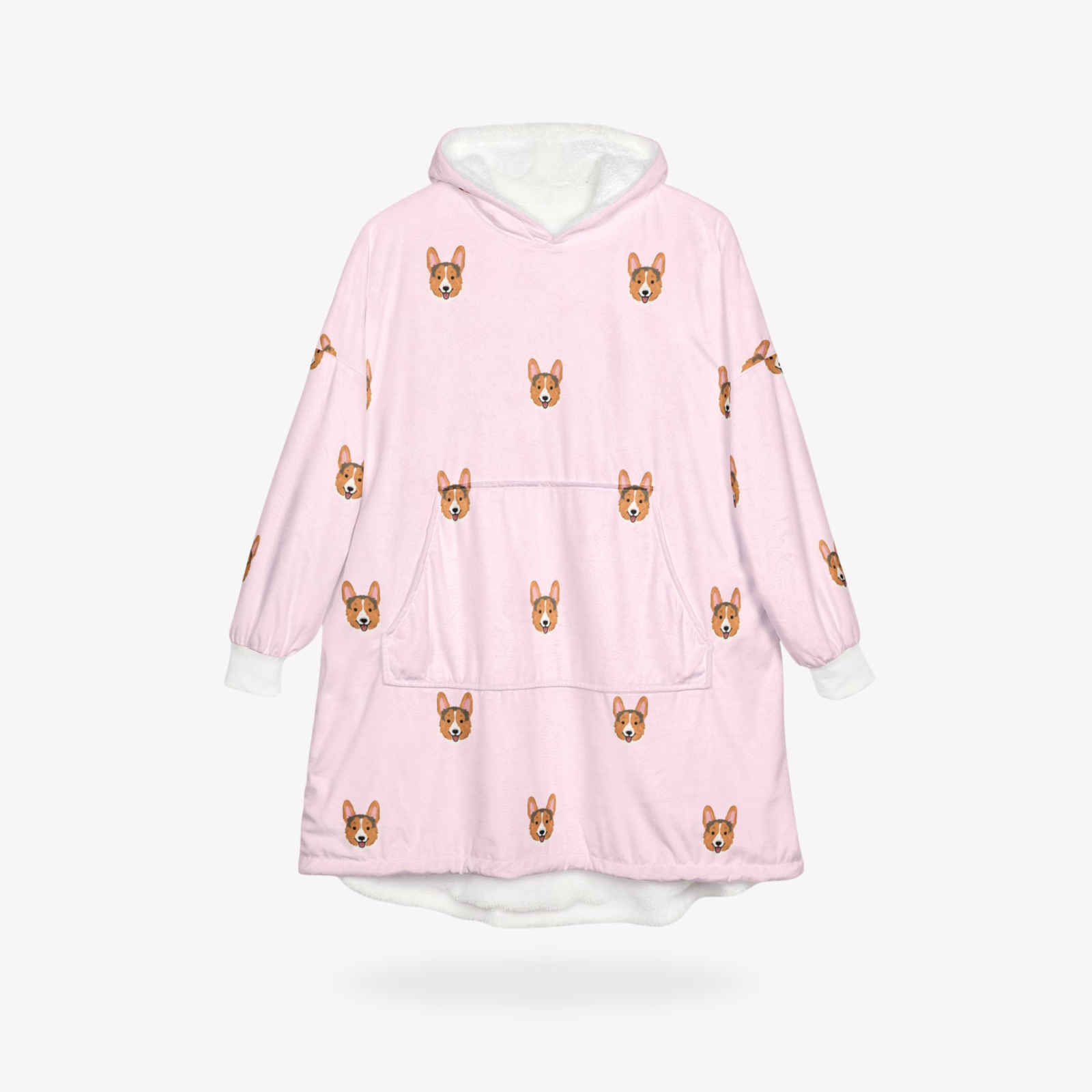 Custom Pet Portrait Wearable Blanket