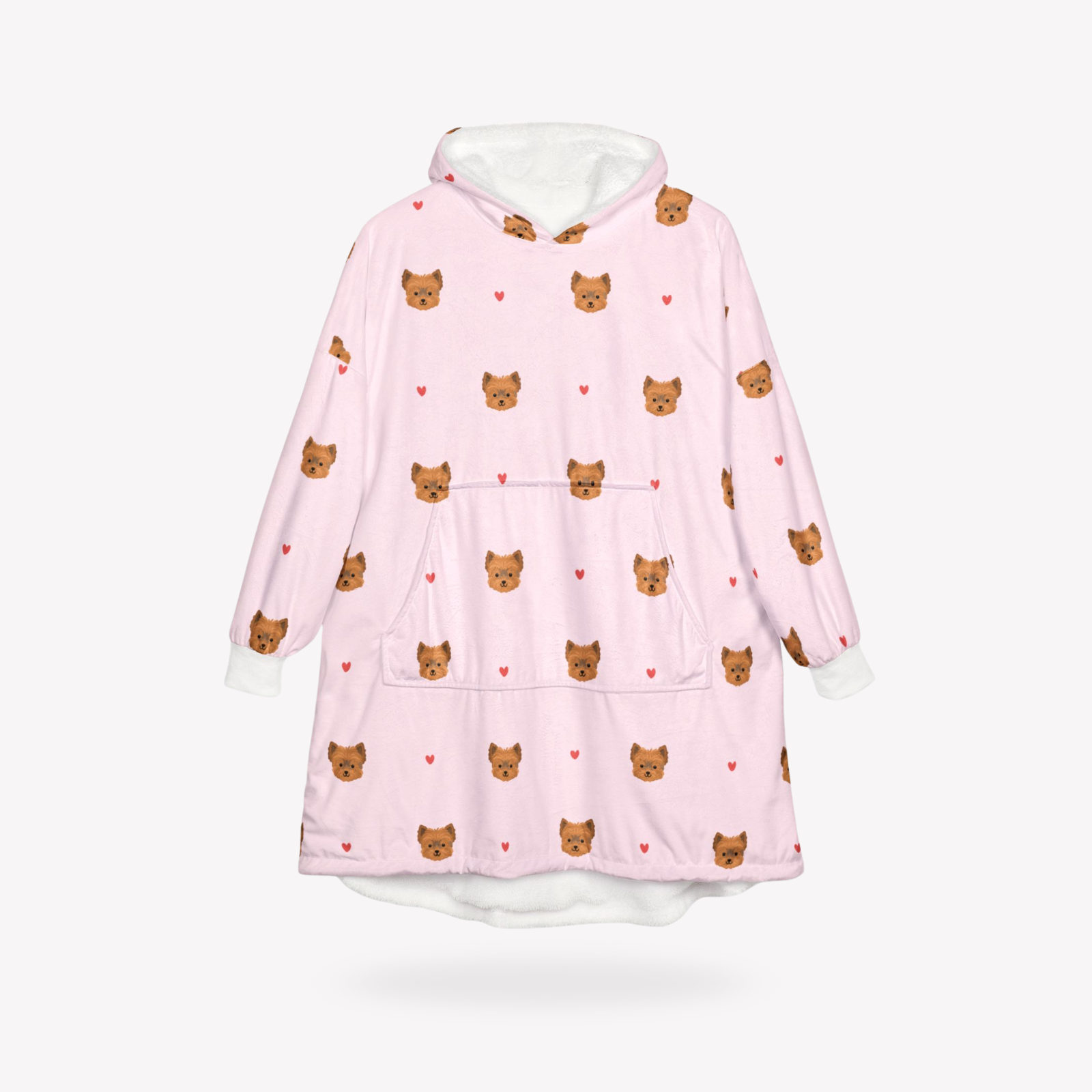 Custom Pet Portrait Wearable Blanket