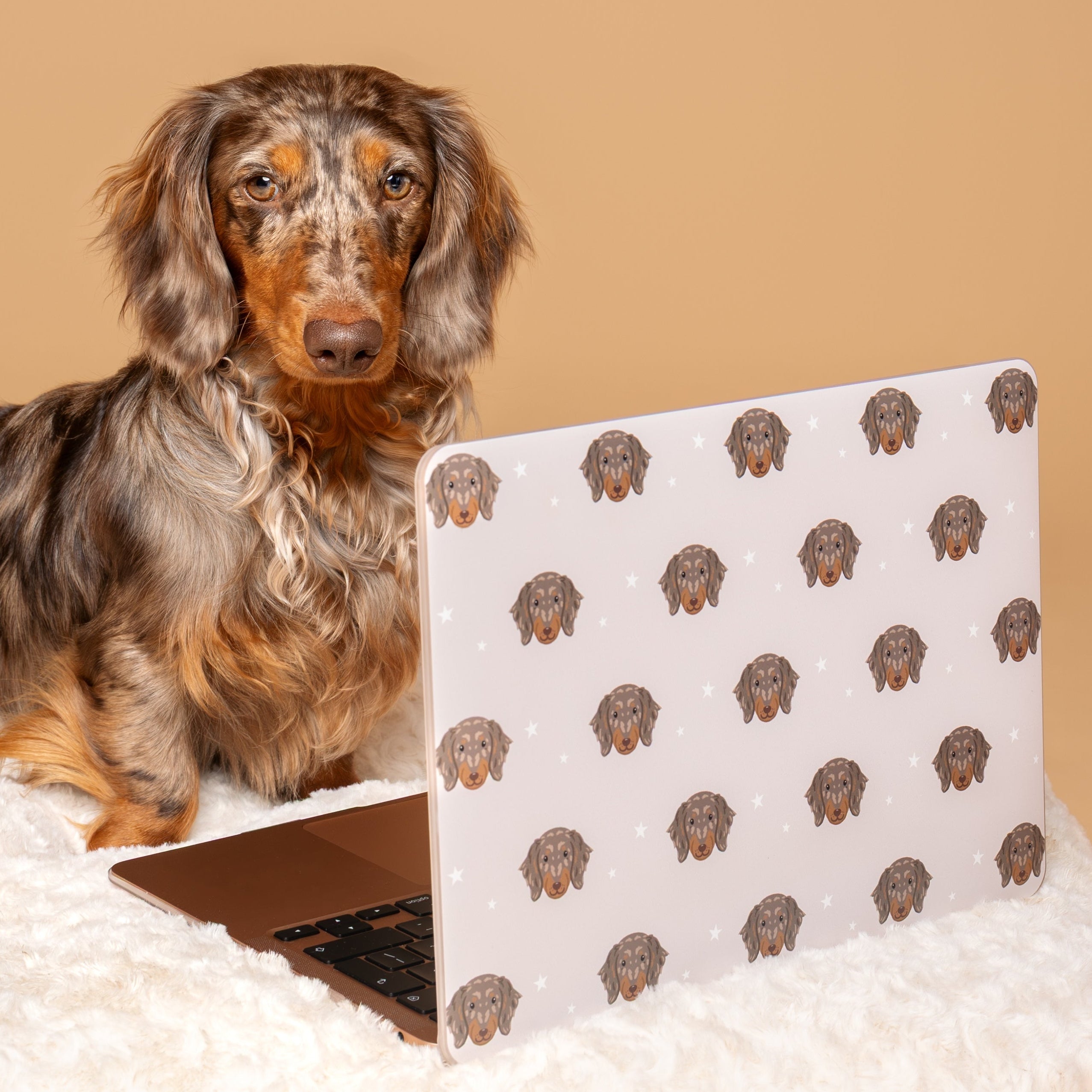 Custom Pet Portrait MacBook Case