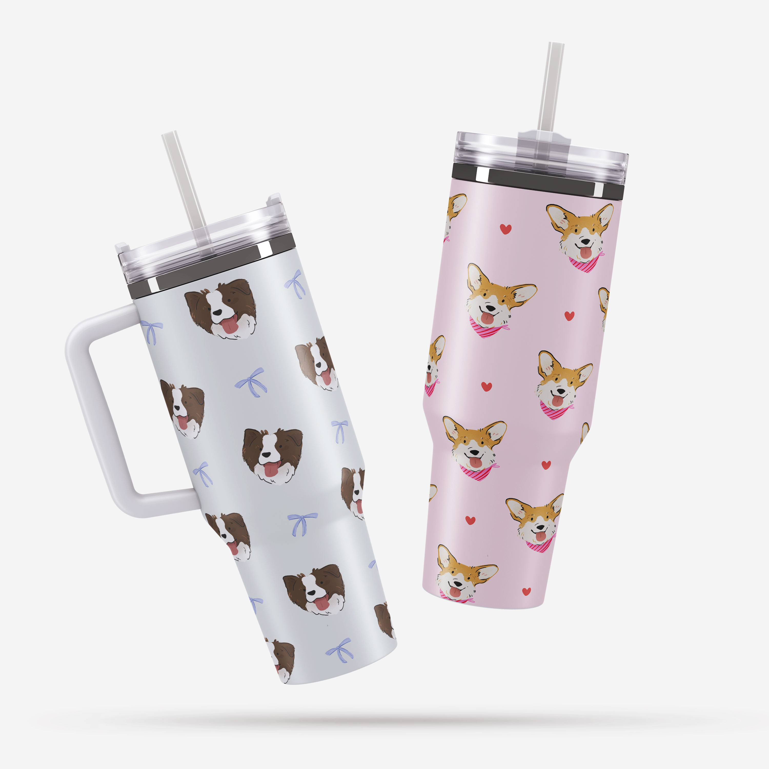 Custom Pet Portrait Leakproof Tumbler